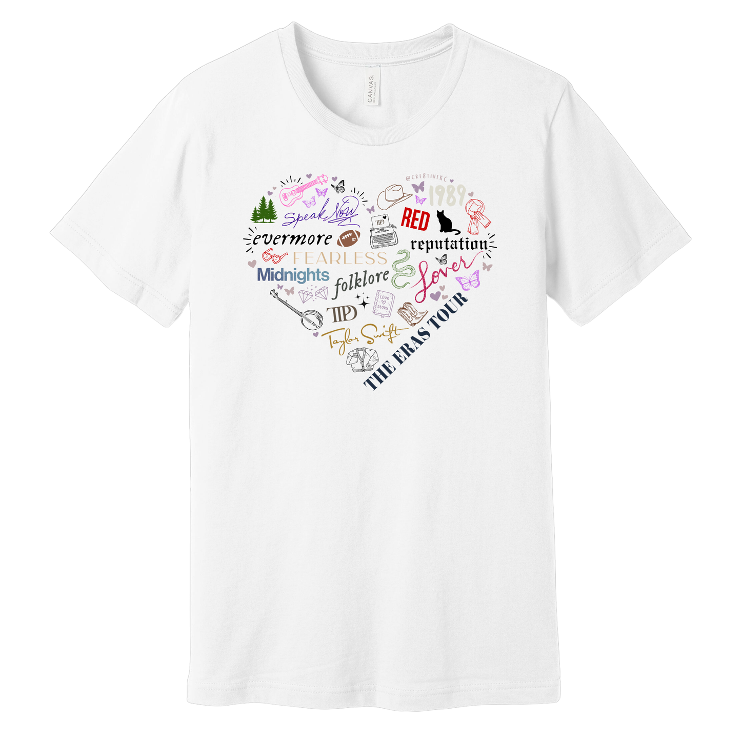 The Eras Tour Heart Tee